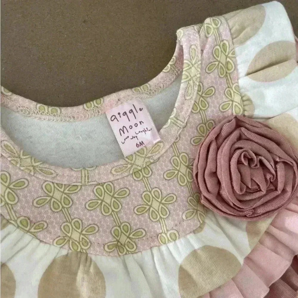 NWOT Giggle Moon Fruit of the Spirit Romper 6Mo - Picture 3 of 4